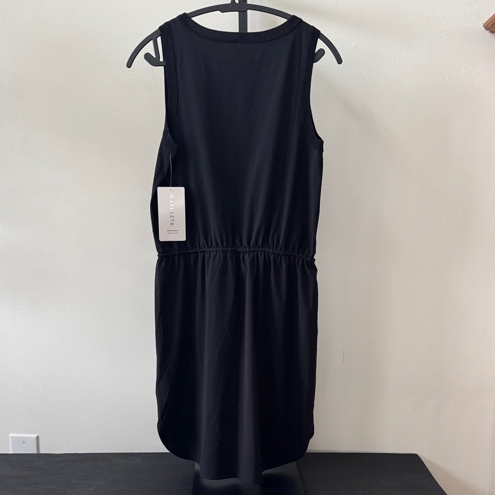 Athleta Black Sleeveless Active Dress - Picture 2 of 4